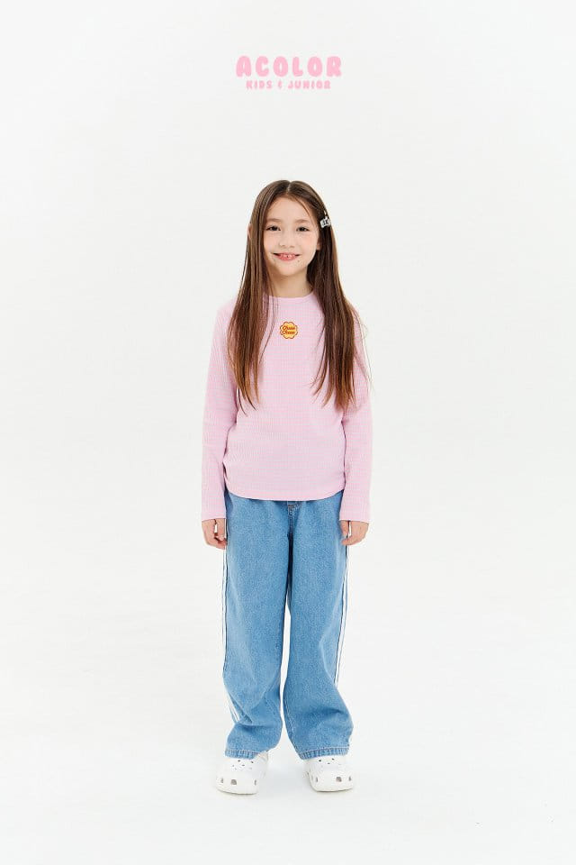 Acolor - Korean Children Fashion - #prettylittlegirls - New Jeans - 5