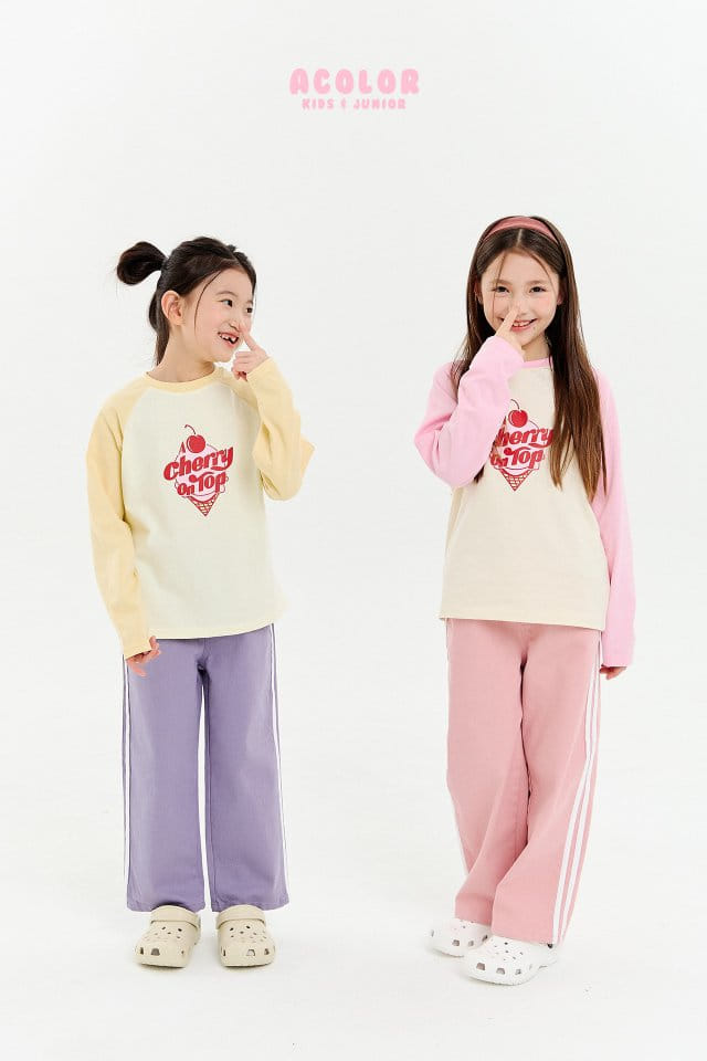 Acolor - Korean Children Fashion - #minifashionista - New Pigment Jeans - 4