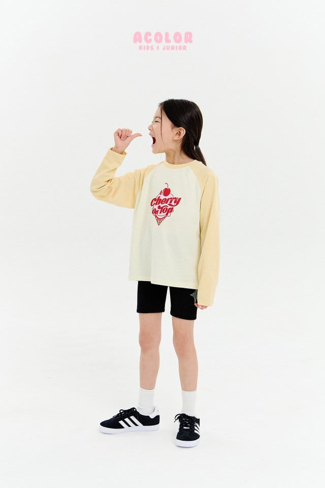 Acolor - Korean Children Fashion - #prettylittlegirls - Ice Cream Tee - 6