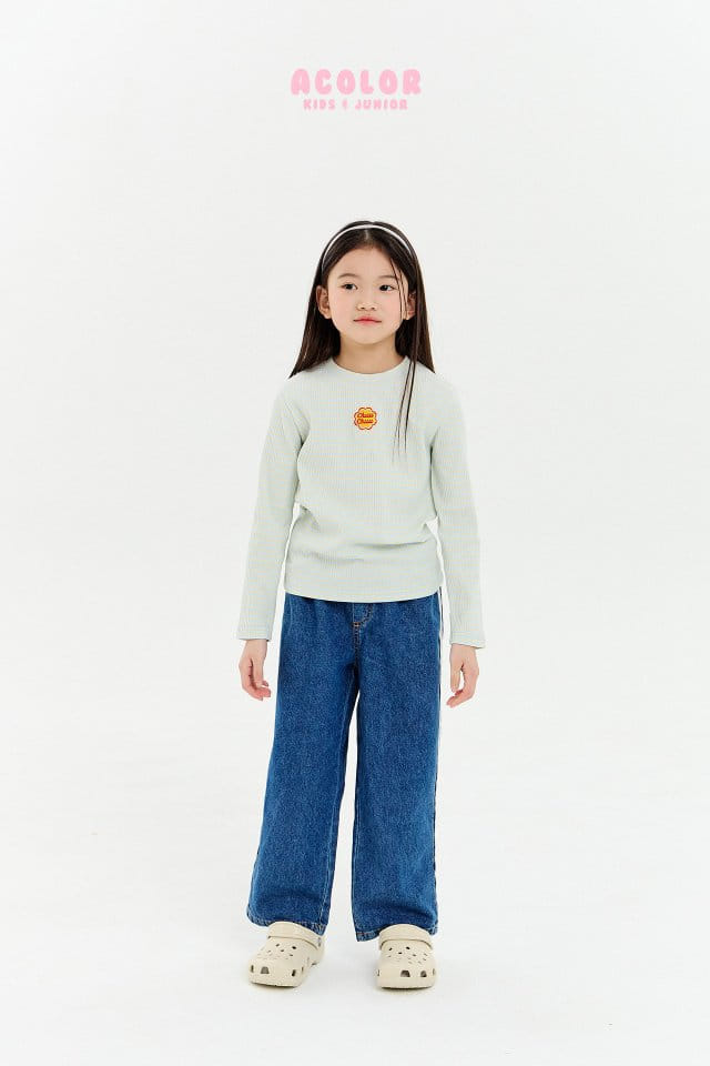 Acolor - Korean Children Fashion - #stylishchildhood - New Jeans - 8