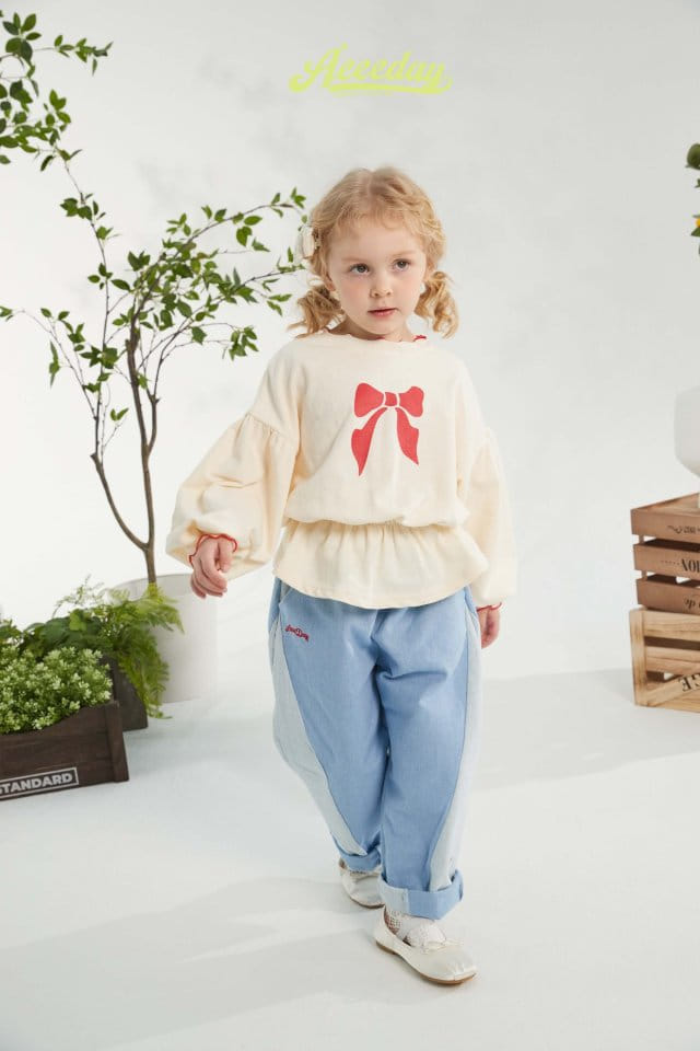 Aeeeday - Korean Children Fashion - #Kfashion4kids - Tone And Tone Jeans - 5