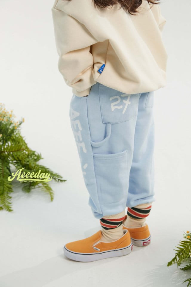 Aeeeday - Korean Children Fashion - #kidzfashiontrend - Painting Pants - 4