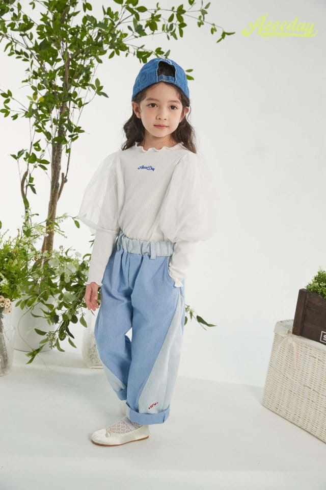 Aeeeday - Korean Children Fashion - #fashionkids - Tone And Tone Jeans