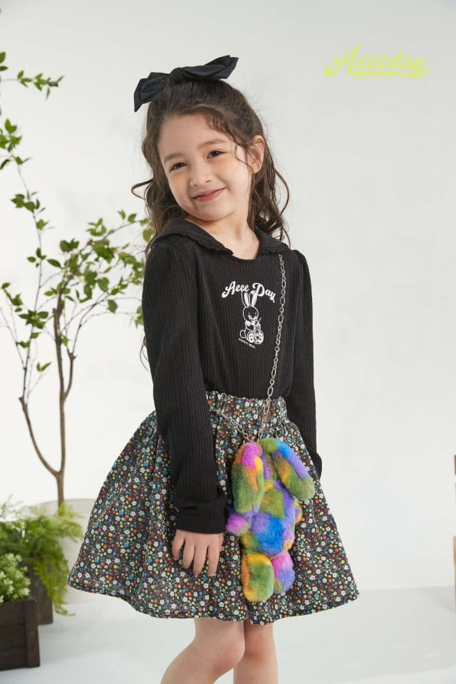 Aeeeday - Korean Children Fashion - #magicofchildhood - Judy Collar Tee - 2