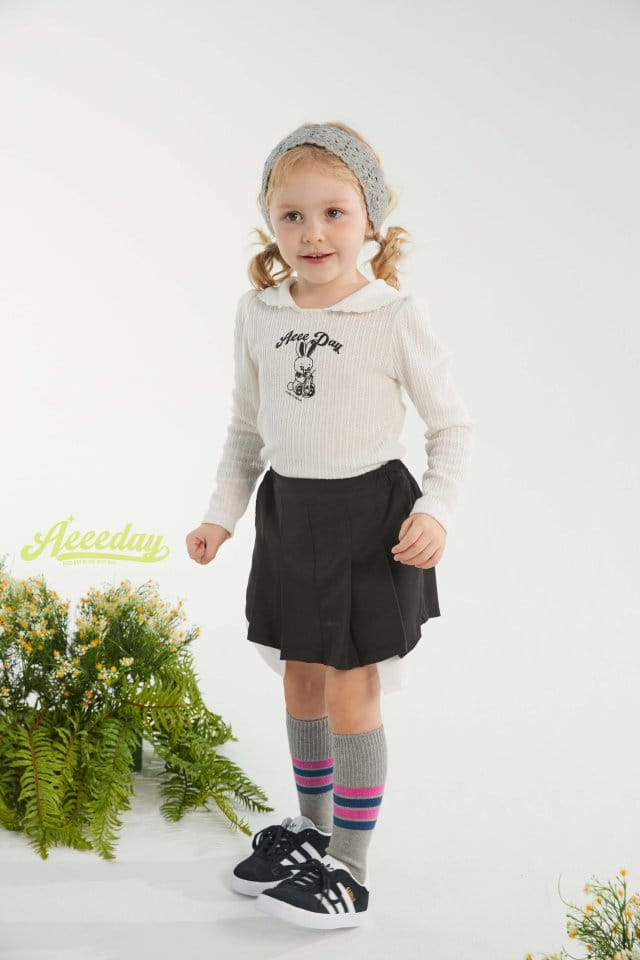 Aeeeday - Korean Children Fashion - #minifashionista - Judy Collar Tee - 3