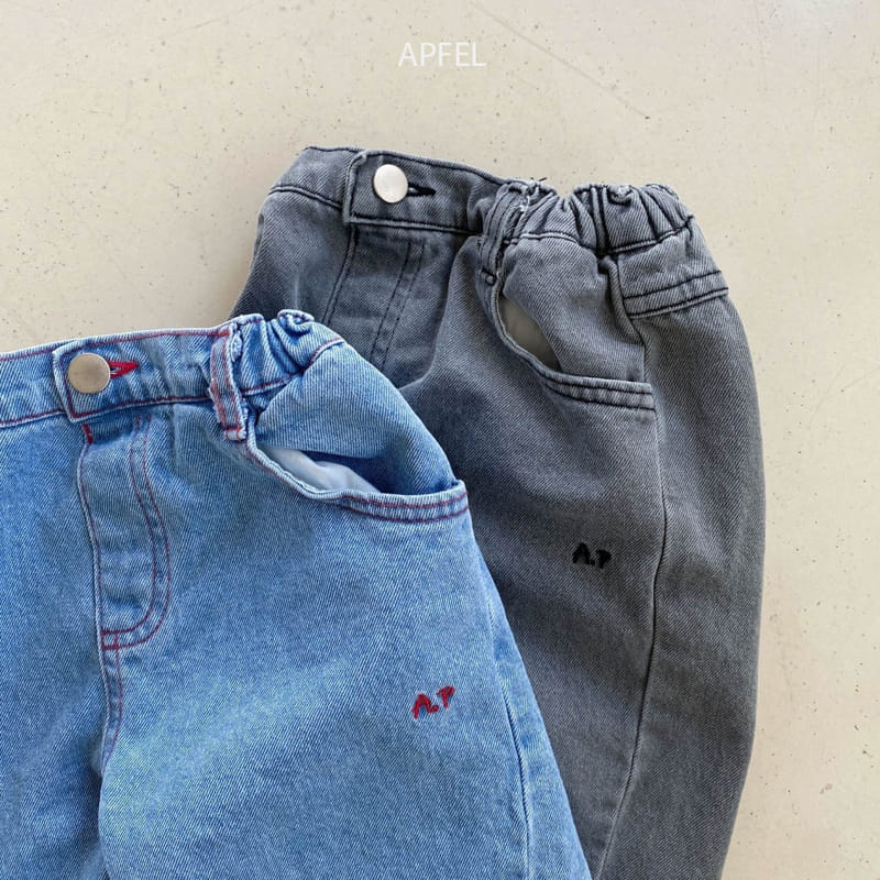 Apfel - Korean Children Fashion - #childofig - Clock Striaght Jeans - 9