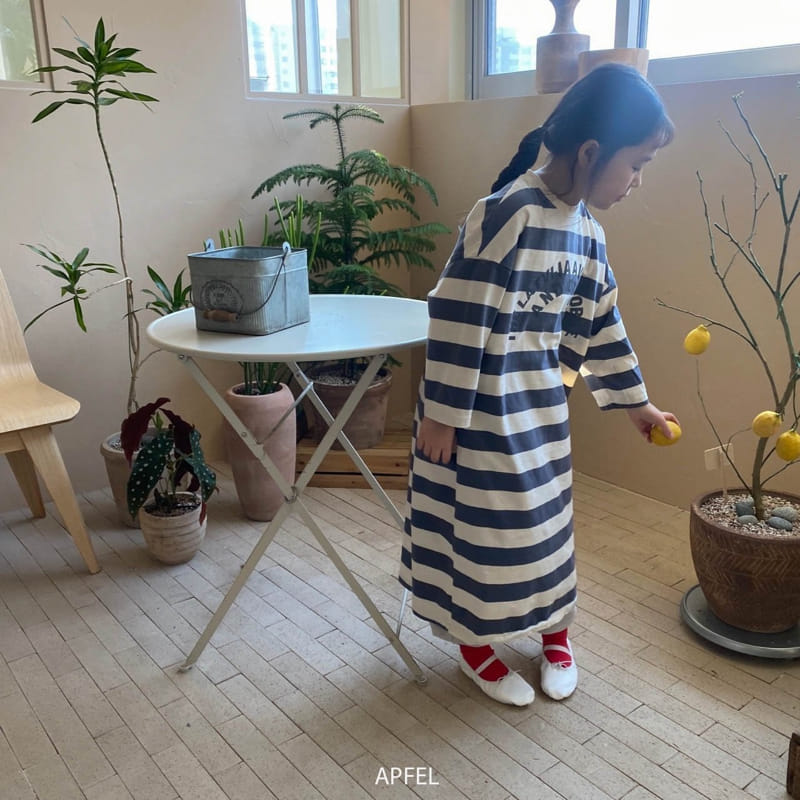 Apfel - Korean Children Fashion - #childofig - And Stripes One-piece