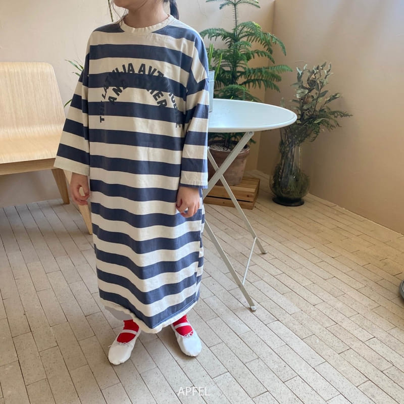 Apfel - Korean Children Fashion - #designkidswear - And Stripes One-piece - 3