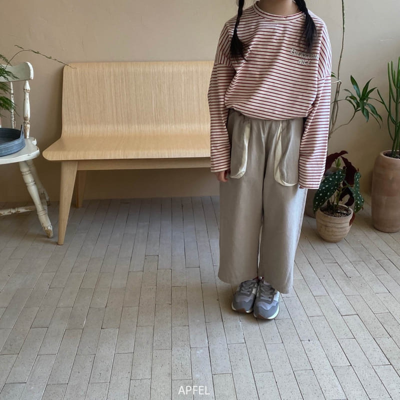 Apfel - Korean Children Fashion - #stylishchildhood - Nice Long Stripes Tee - 11