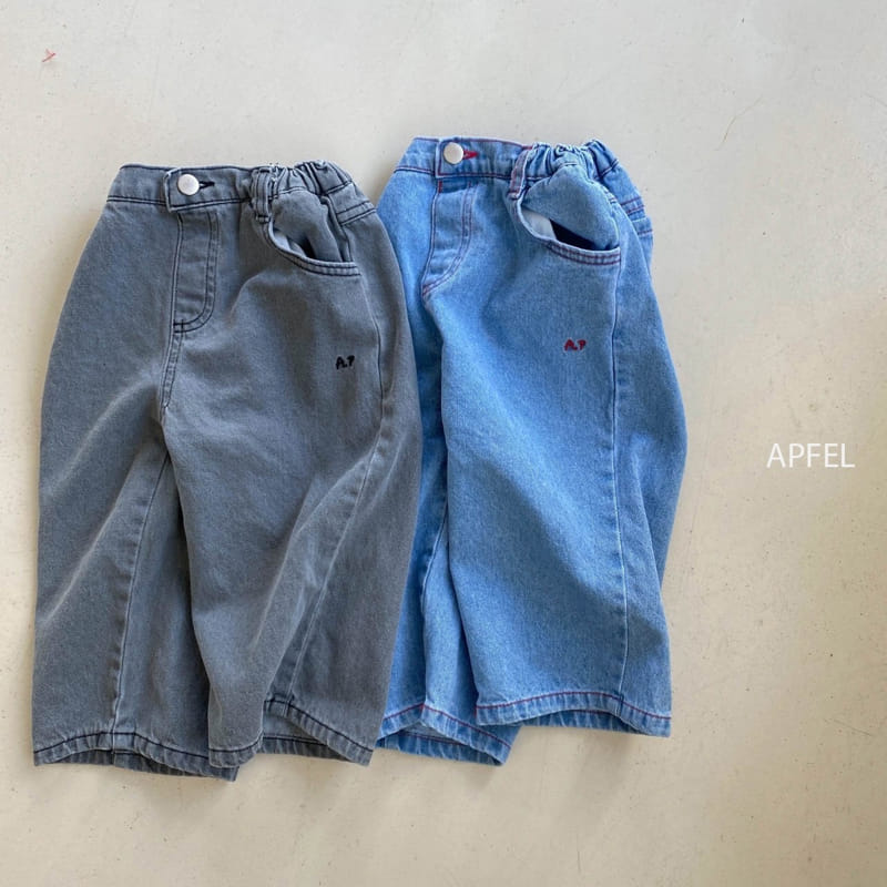 Apfel - Korean Children Fashion - #stylishchildhood - Clock Striaght Jeans - 8