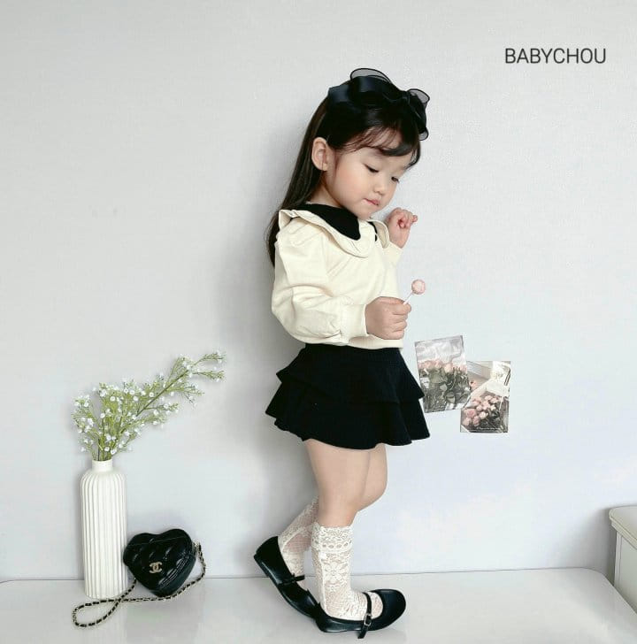 Babychou - Korean Children Fashion - #Kfashion4kids - Aurora Top Bottom Set - 2