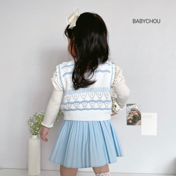 Babychou - Korean Children Fashion - #fashionkids - Half Wrinkle Skirt - 8