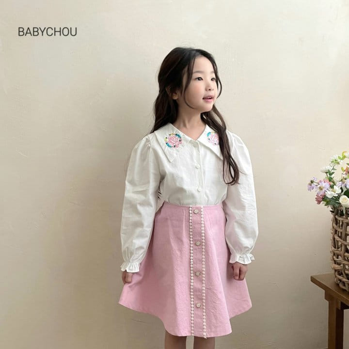 Babychou - Korean Children Fashion - #kidsshorts - Chu Blouse - 2