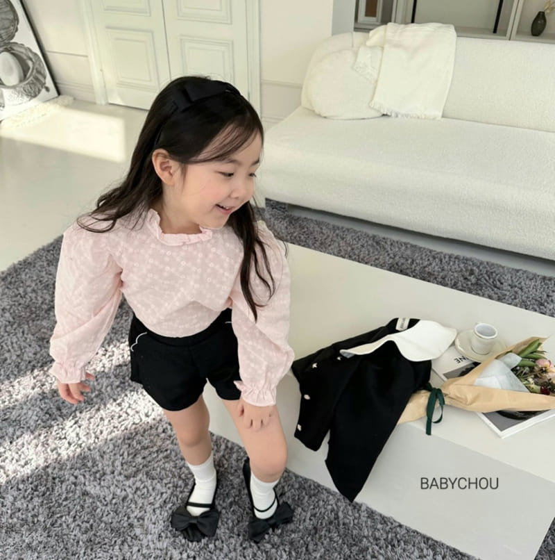 Babychou - Korean Children Fashion - #magicofchildhood - Embrodiery Blouse - 8