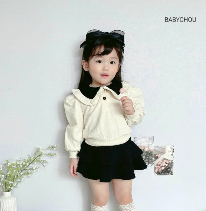 Babychou - Korean Children Fashion - #littlefashionista - Aurora Top Bottom Set - 4