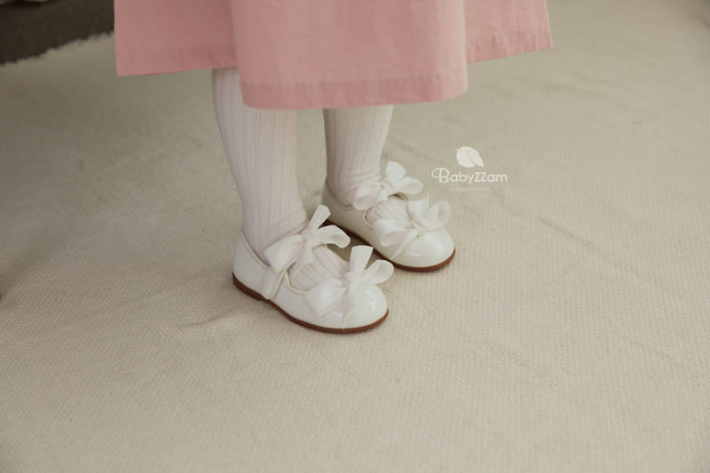 Babyzzam - Korean Children Fashion - #Kfashion4kids - Two Ribbon Flats - 7