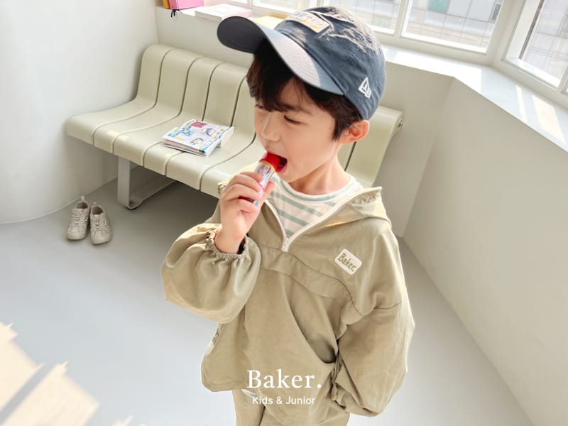 Baker - Korean Children Fashion - #Kfashion4kids - Baker Hoody Anorak Pants Shorts Set - 6