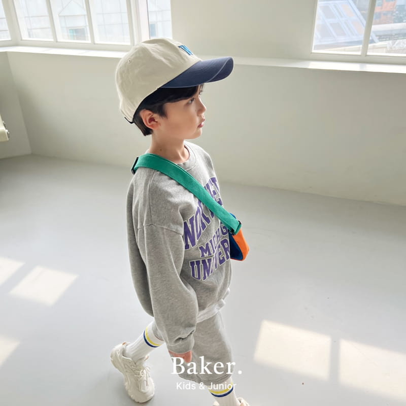 Baker - Korean Children Fashion - #Kfashion4kids - Michiga Sweatshirt Shorts Pants Set - 2