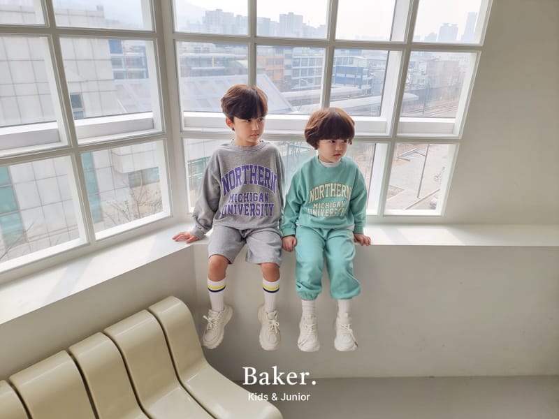 Baker - Korean Children Fashion - #designkidswear - Michiga Sweatshirt Shorts Pants Set - 10