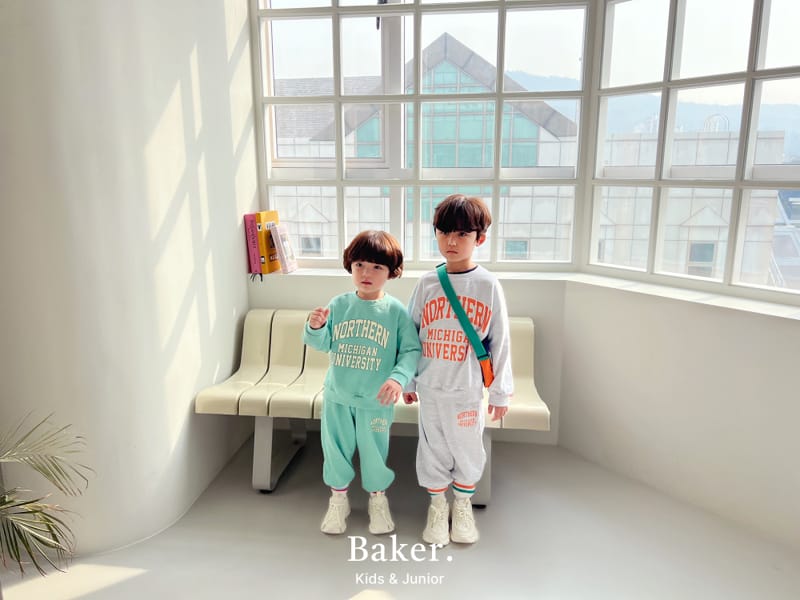 Baker - Korean Children Fashion - #fashionkids - Michiga Sweatshirt Shorts Pants Set - 12