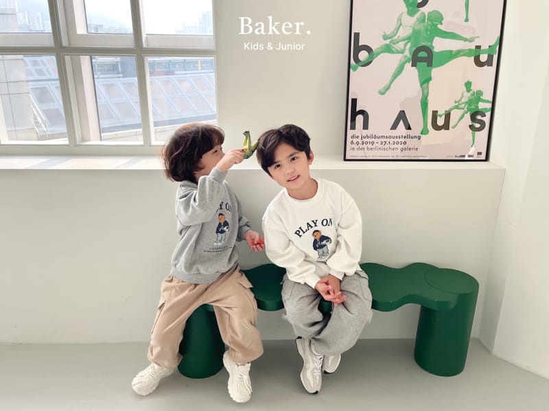 Baker - Korean Children Fashion - #kidsshorts - Play Sweatshirt - 2