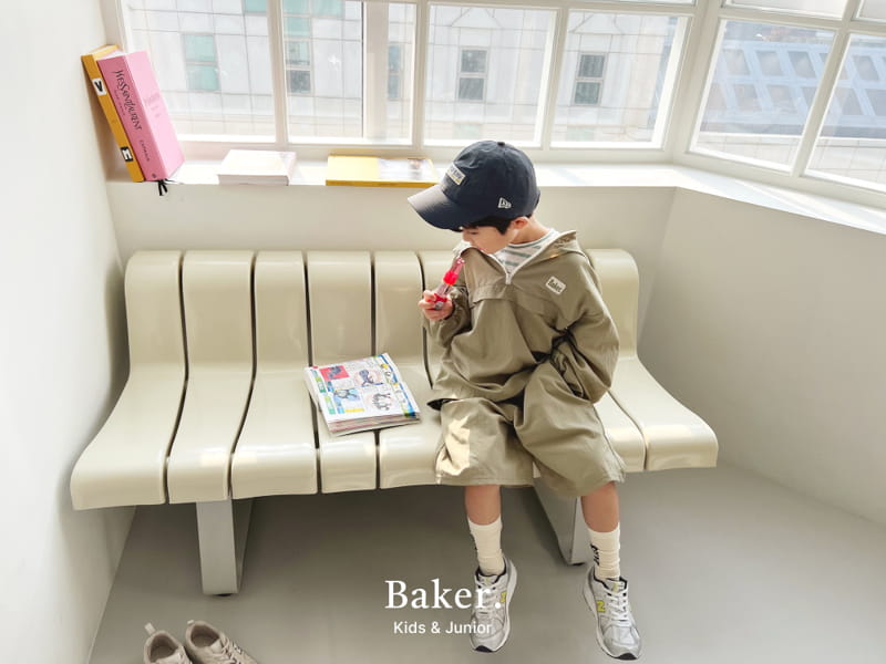 Baker - Korean Children Fashion - #kidsshorts - Baker Hoody Anorak Pants Shorts Set - 4