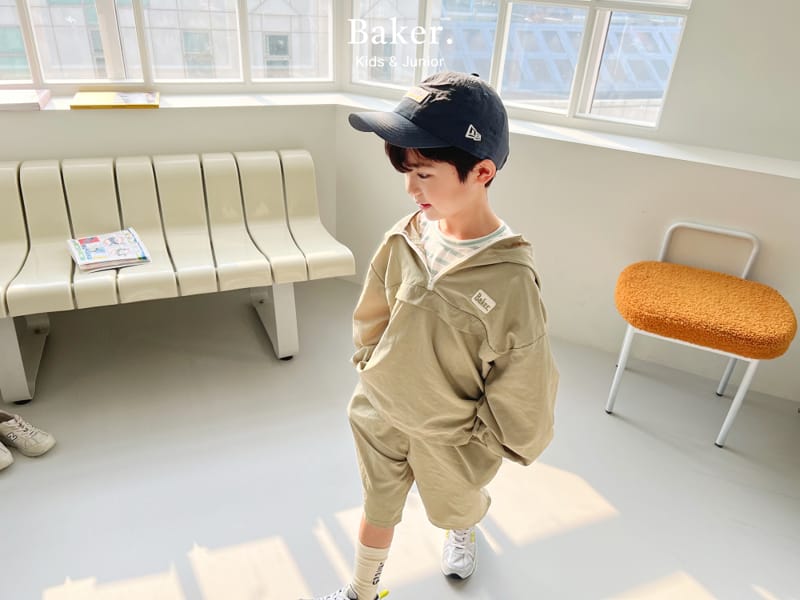 Baker - Korean Children Fashion - #littlefashionista - Baker Hoody Anorak Pants Shorts Set - 7