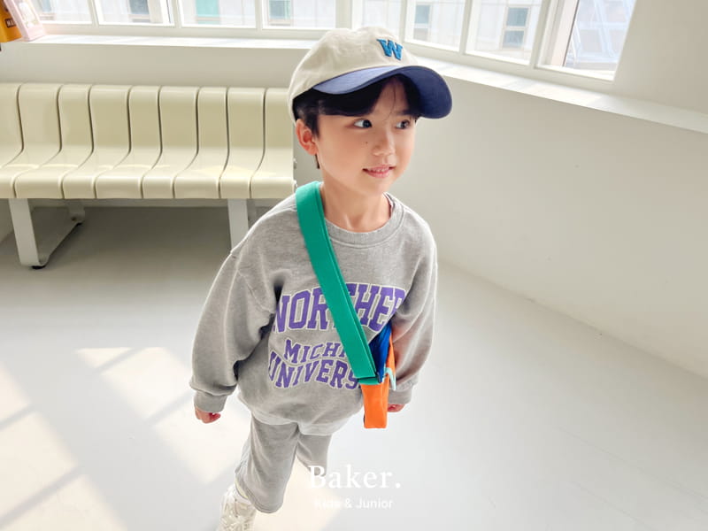 Baker - Korean Children Fashion - #littlefashionista - Michiga Sweatshirt Shorts Pants Set - 3