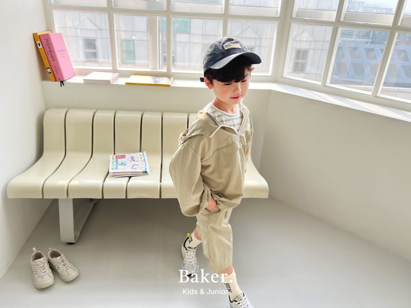 Baker - Korean Children Fashion - #magicofchildhood - Baker Hoody Anorak Pants Shorts Set - 8