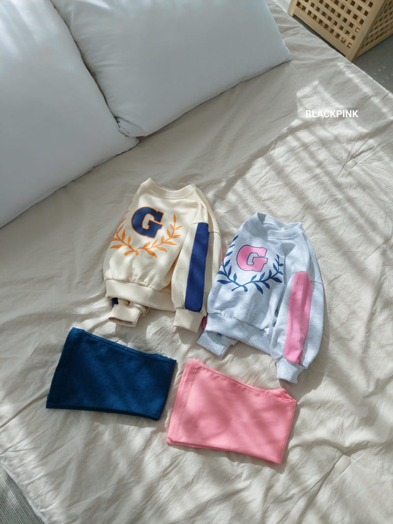 Black Pink - Korean Children Fashion - #Kfashion4kids - G Sweatshirt - 6