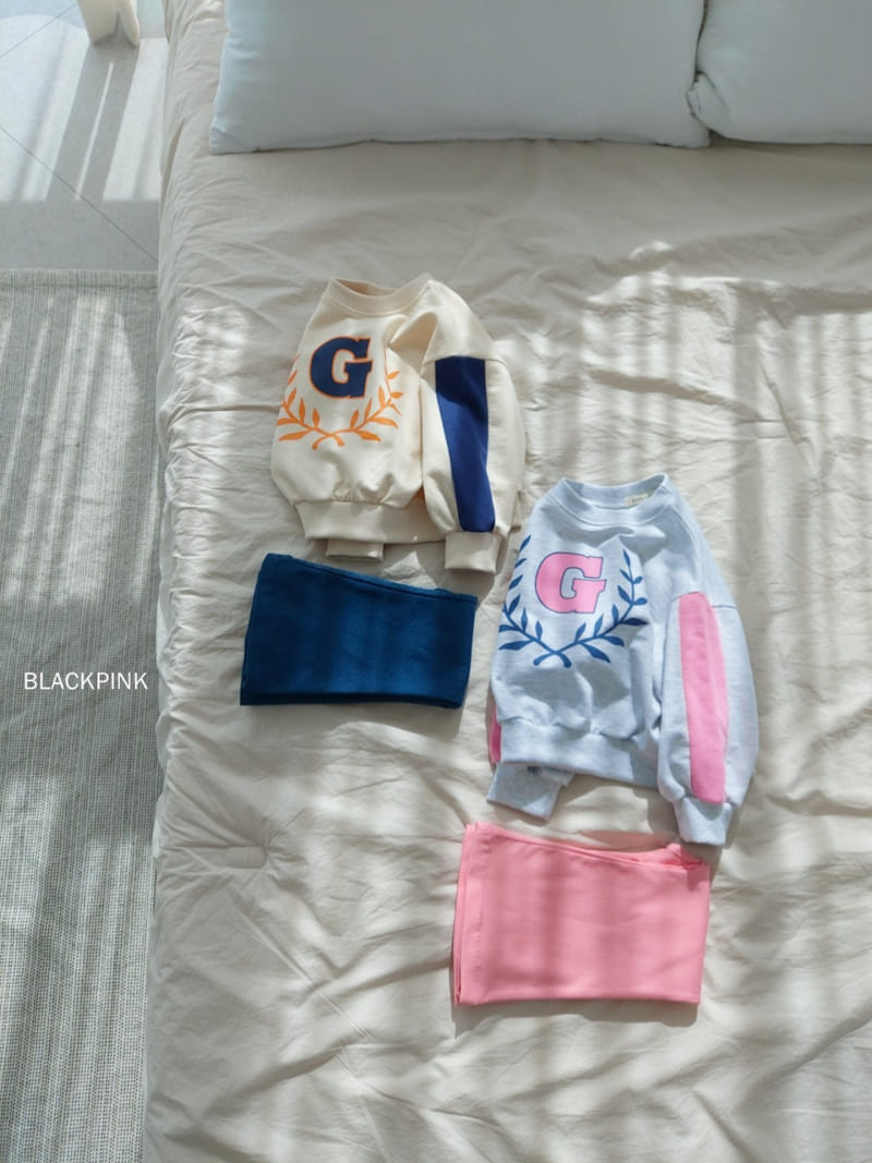 Black Pink - Korean Children Fashion - #kidzfashiontrend - G Sweatshirt - 5