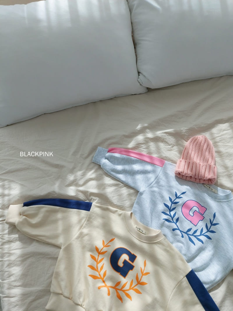 Black Pink - Korean Children Fashion - #littlefashionista - G Sweatshirt - 7