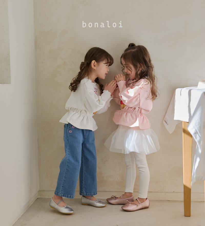 Bonaloi - Korean Children Fashion - #Kfashion4kids - Scrup Jeans - 8