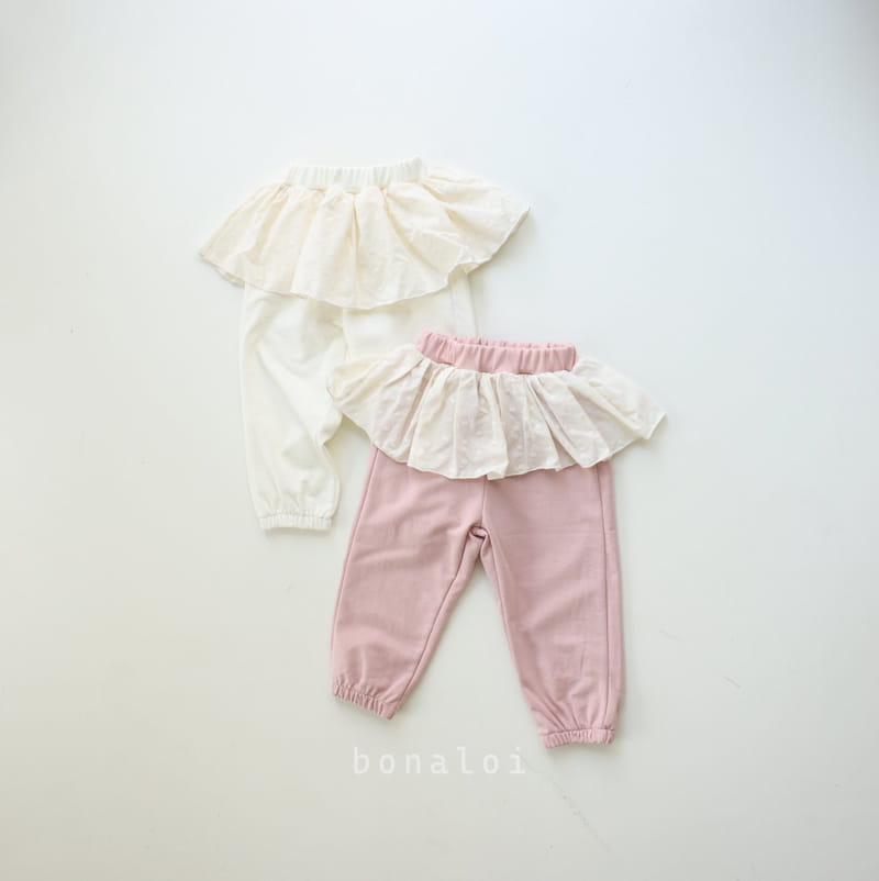 Bonaloi - Korean Children Fashion - #childofig - Lace Pants - 2