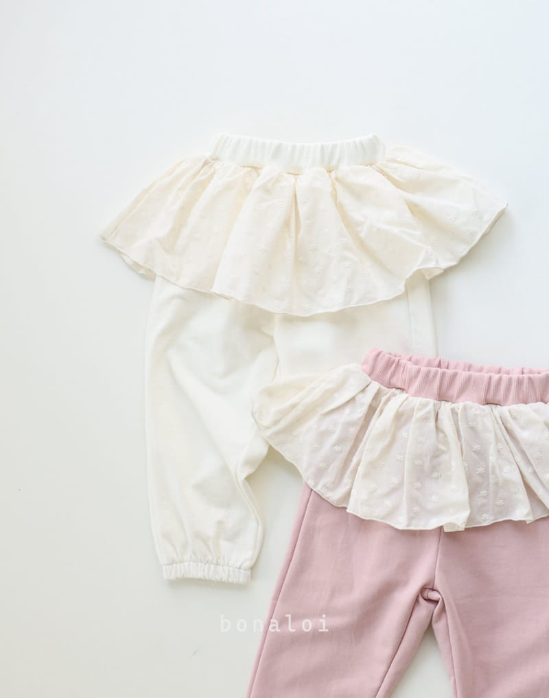 Bonaloi - Korean Children Fashion - #childofig - Lace Pants - 3