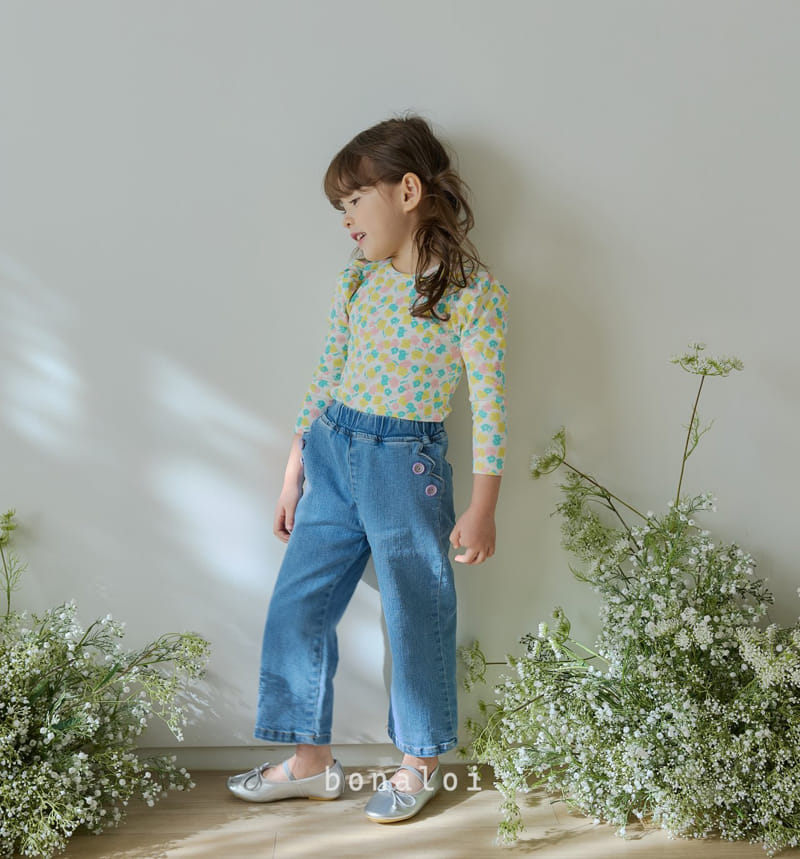 Bonaloi - Korean Children Fashion - #designkidswear - Scrup Jeans - 2