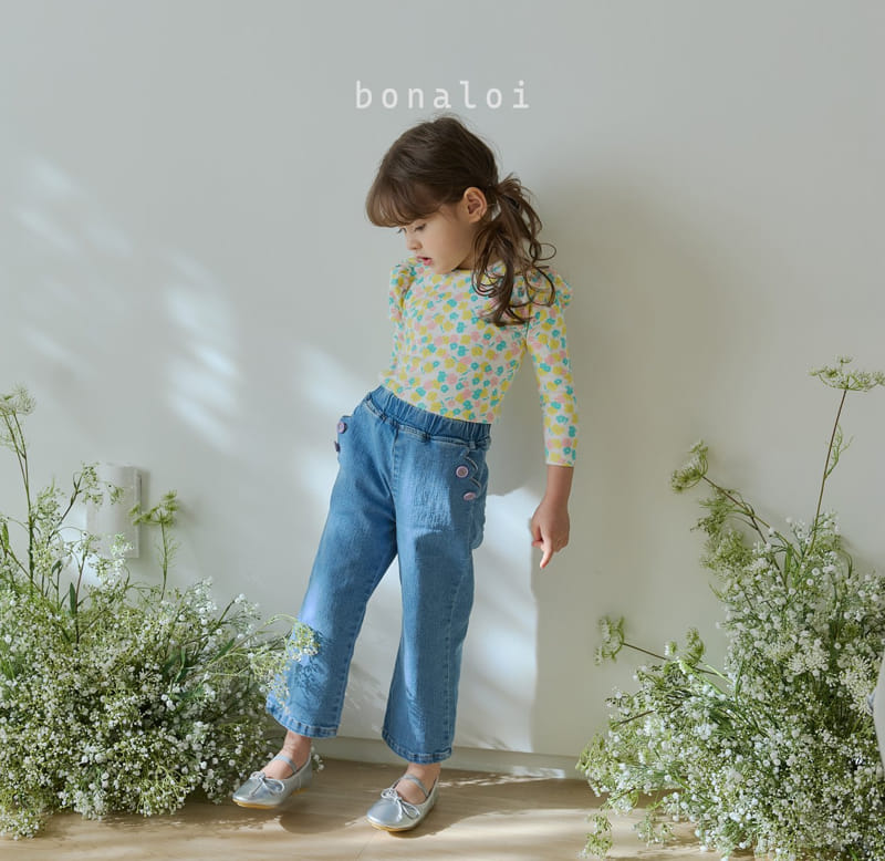 Bonaloi - Korean Children Fashion - #discoveringself - Scrup Jeans - 3