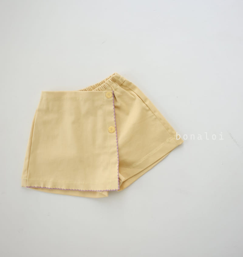 Bonaloi - Korean Children Fashion - #discoveringself - Pico Wrap Skirt Pants