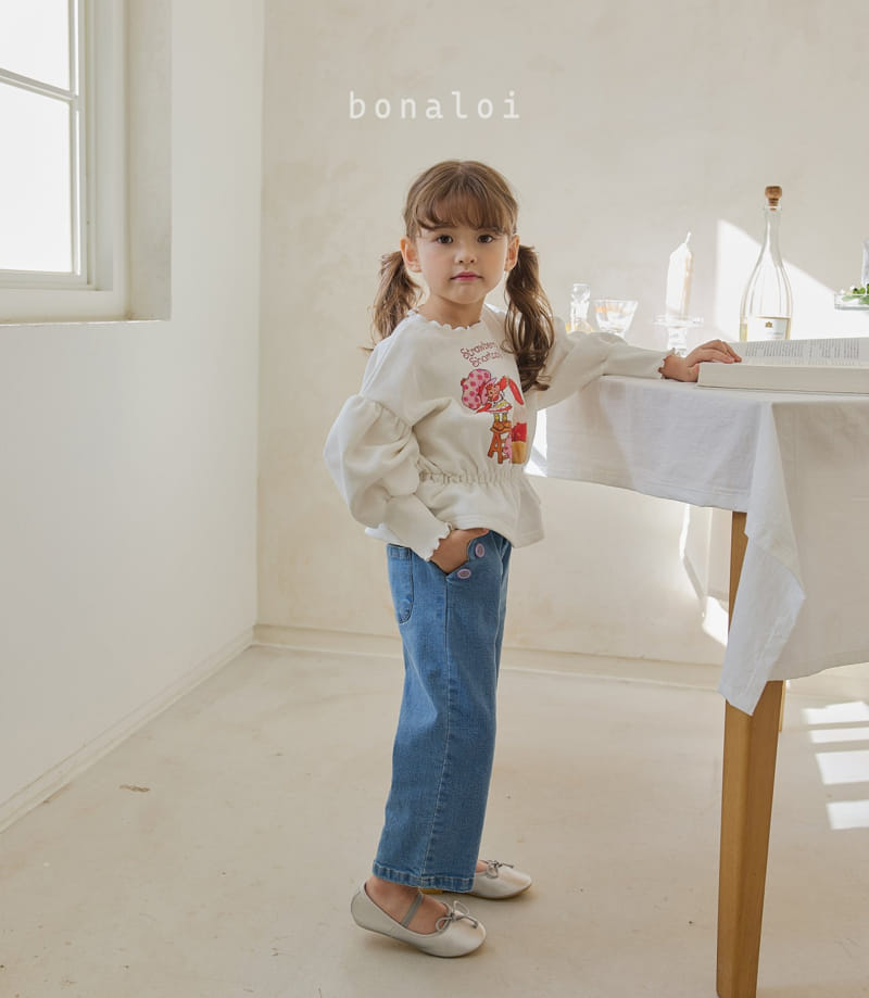 Bonaloi - Korean Children Fashion - #kidsshorts - Scrup Jeans - 5