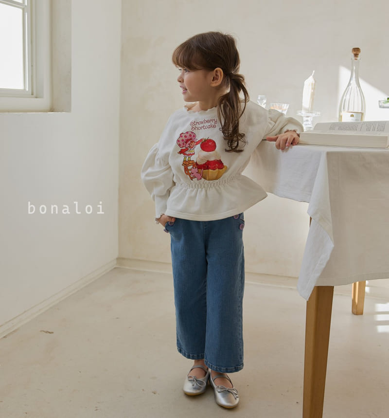 Bonaloi - Korean Children Fashion - #kidsstore - Scrup Jeans - 6