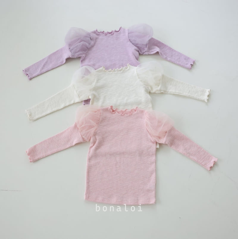 Bonaloi - Korean Children Fashion - #kidzfashiontrend - Malla Mesh Tee