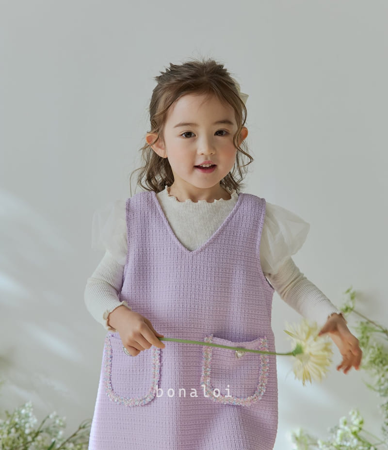 Bonaloi - Korean Children Fashion - #prettylittlegirls - Malla Mesh Tee - 6