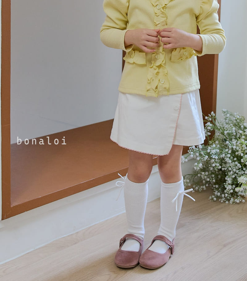 Bonaloi - Korean Children Fashion - #prettylittlegirls - Pico Wrap Skirt Pants - 10