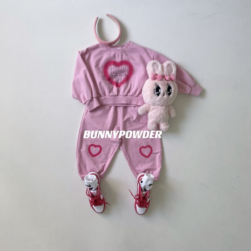 Bunny Powder - Korean Children Fashion - #childrensboutique - Heart Crop Sweatshirt - 4