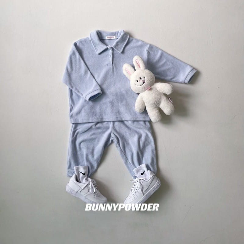 Bunny Powder - Korean Children Fashion - #fashionkids - Tom Collar Tee wuith Mom