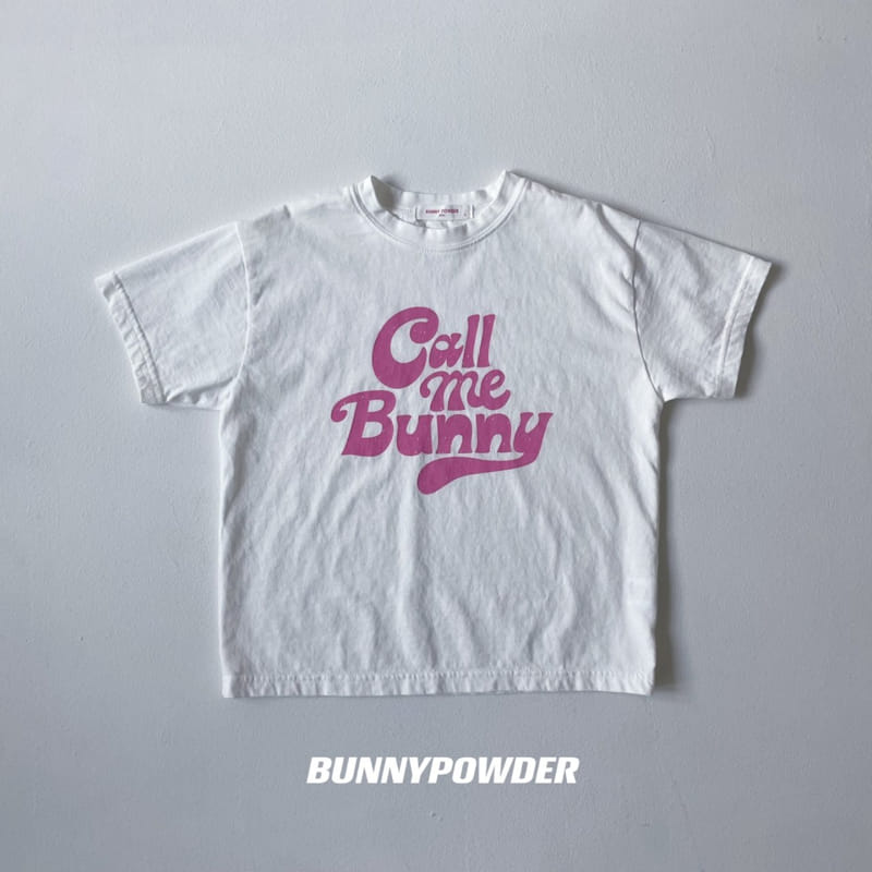 Bunny Powder - Korean Children Fashion - #kidsshorts - Call Me Bunny Tee - 6