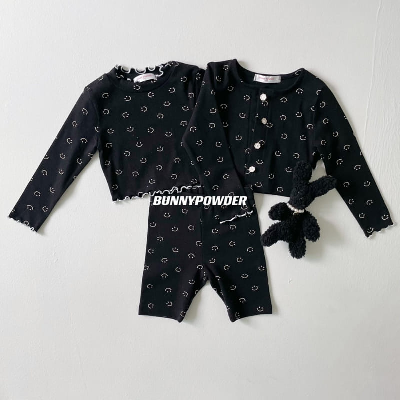 Bunny Powder - Korean Children Fashion - #kidsshorts - Happy Crop Tee - 4