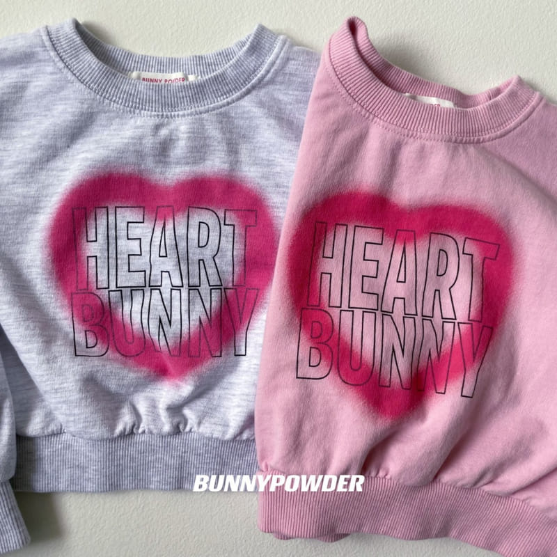 Bunny Powder - Korean Children Fashion - #stylishchildhood - Heart Crop Sweatshirt