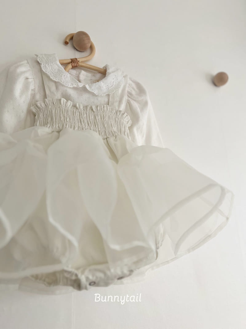 Bunnytail - Korean Children Fashion - #fashionkids - Eyelet Collar Tee - 5