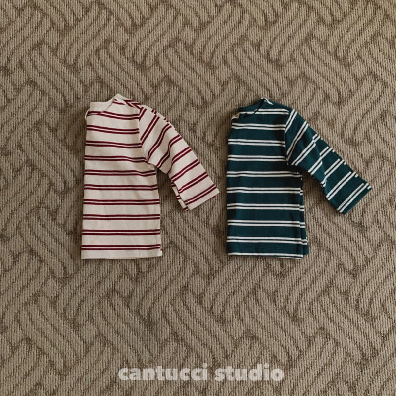 Cantucci Studio - Korean Children Fashion - #designkidswear - Ggiri Stripes Tee - 4